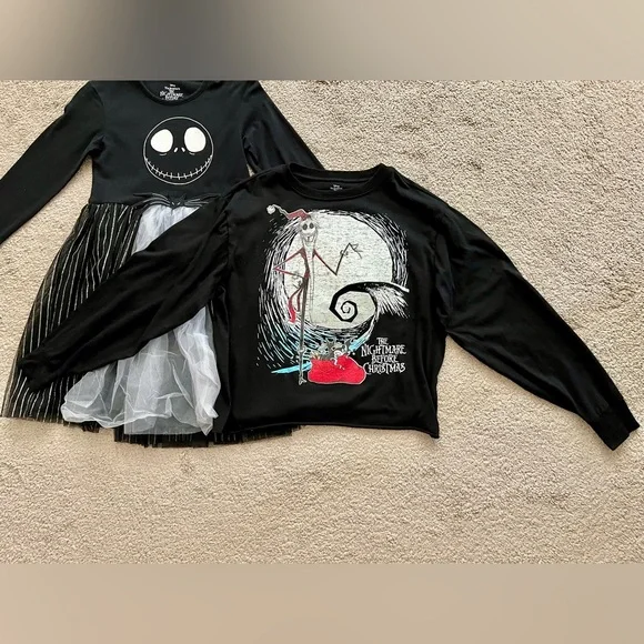 Nightmare Before Christmas dress and shirt - Picture 2 of 9